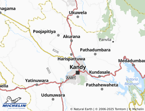 MICHELIN Ranawana East map - ViaMichelin