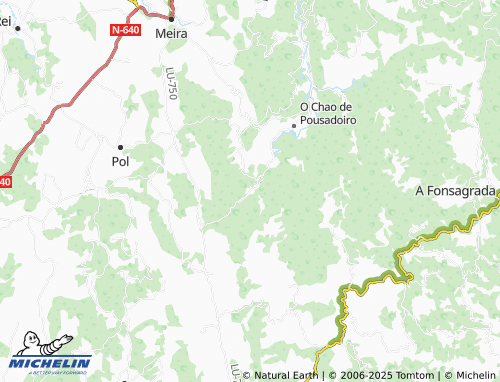 MICHELIN Martín (Santiago) map - ViaMichelin