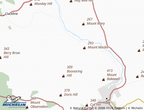 Mapa MICHELIN Wilberforce - ViaMichelin