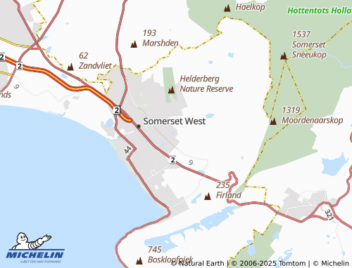 MICHELIN Boskloof Eco Estate map - ViaMichelin