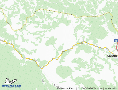 Mappa MICHELIN Skucani Vakuf - ViaMichelin