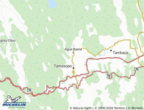 MICHELIN El Trampolín map - ViaMichelin