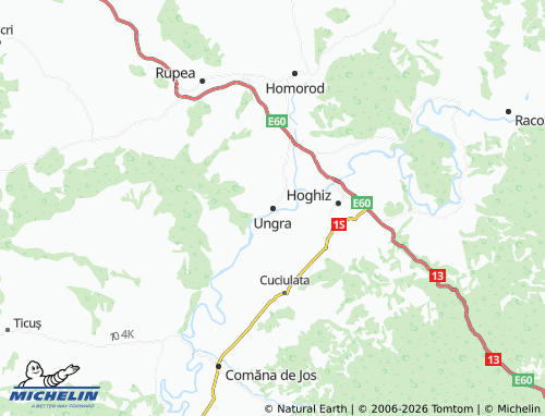 MICHELIN Ungra map - ViaMichelin