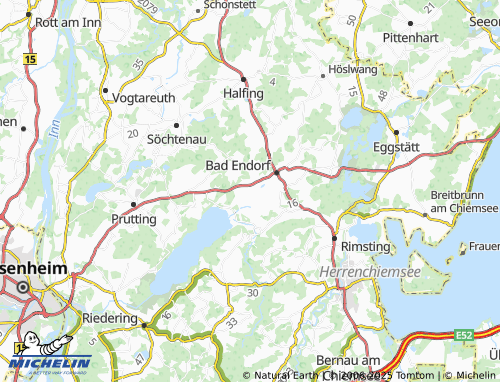 MICHELIN Bergham map - ViaMichelin