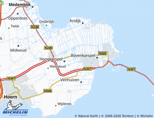 MICHELIN Lutjebroek map - ViaMichelin