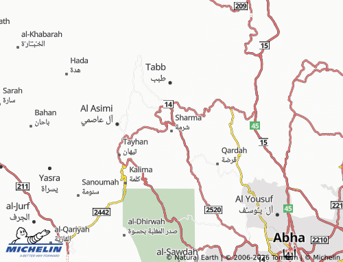 MICHELIN-Landkarte Sharma - ViaMichelin