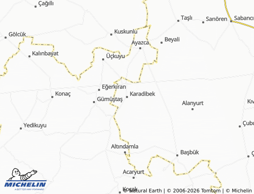 Mapa MICHELIN Karadibek - ViaMichelin