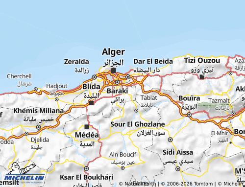 Carte MICHELIN Larbaa - ViaMichelin
