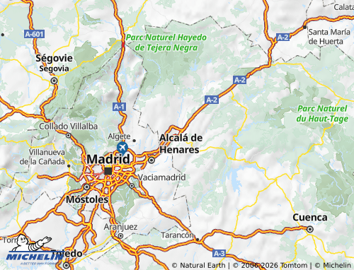 Mapa MICHELIN Guadalajara - ViaMichelin