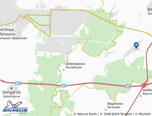 MICHELIN-Landkarte Martysh - ViaMichelin