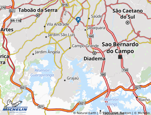 Mapa MICHELIN Pedreira - ViaMichelin