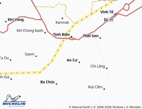 Mapa MICHELIN An Nông - ViaMichelin