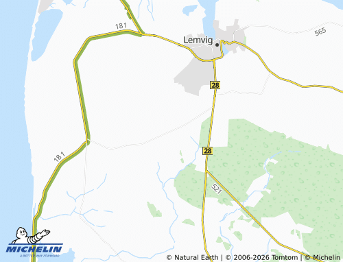 Mappa MICHELIN Lomborg - ViaMichelin