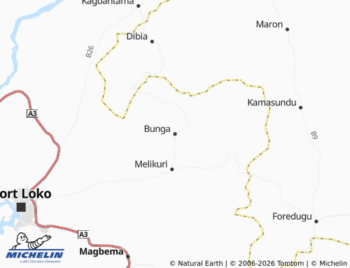 Mappa MICHELIN Bunga - ViaMichelin