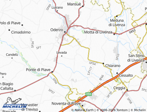 MICHELIN Busco map - ViaMichelin