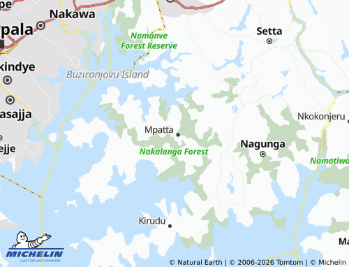 MICHELIN Kiyanja map - ViaMichelin