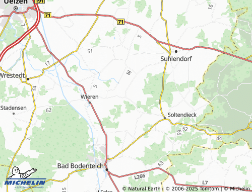 MICHELIN Könau map - ViaMichelin