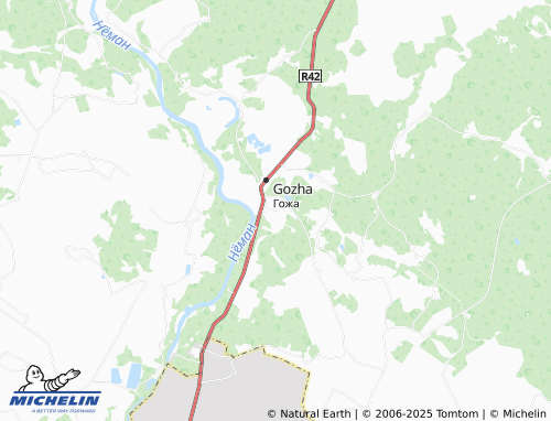 MICHELIN Novaya Gozha map - ViaMichelin