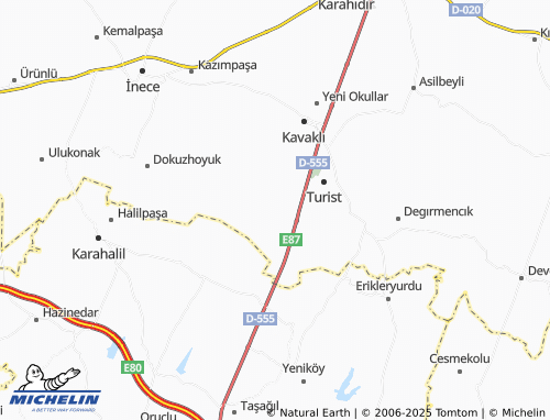 MICHELIN Çarşı map - ViaMichelin