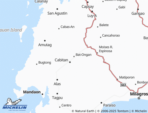 MICHELIN Bat-Ongan map - ViaMichelin