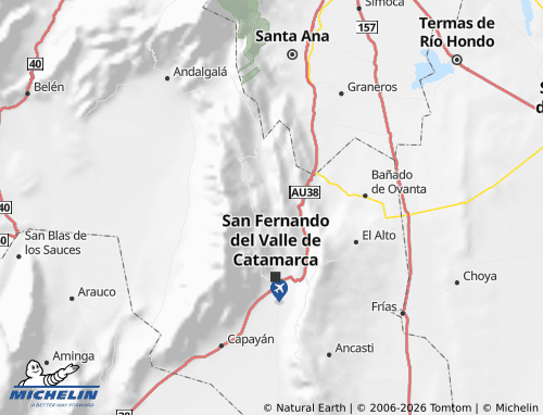 MICHELIN Ambato map - ViaMichelin