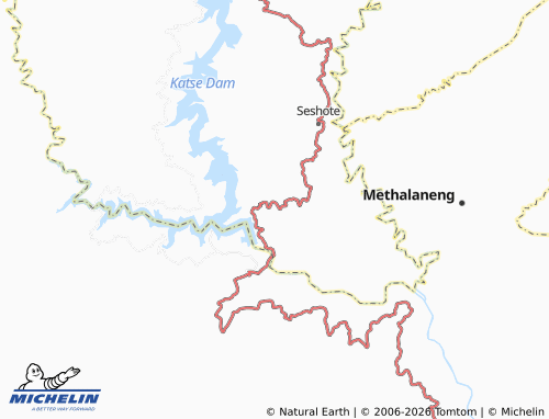 MICHELIN Ha Theko map - ViaMichelin
