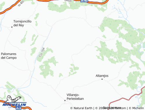 Carte MICHELIN Poveda de la Obispalia - ViaMichelin