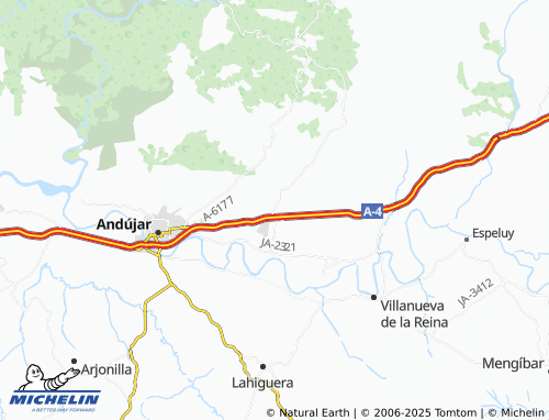 MICHELIN Los Rubiales map - ViaMichelin