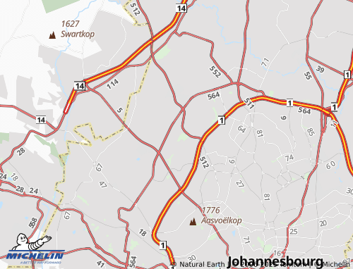 Mappa MICHELIN Brushwood Haugh Agricultural Holdings - ViaMichelin