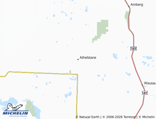 Mapa MICHELIN Athelstane - ViaMichelin