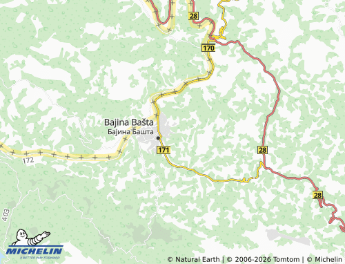 Mapa MICHELIN Višesava - ViaMichelin