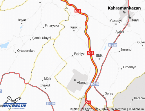 MICHELIN Fethiye map - ViaMichelin