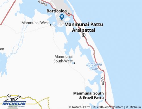 Carte MICHELIN Munaikkadu West - ViaMichelin