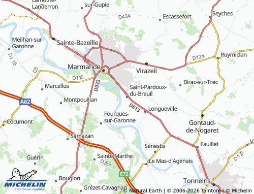 Carte MICHELIN Saint-Pardoux-du-Breuil - ViaMichelin