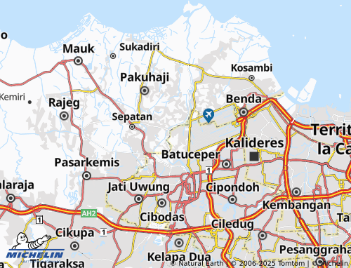 MICHELIN Kedaung Baru map - ViaMichelin