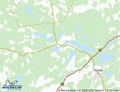 MICHELIN Vihtijärvi map - ViaMichelin