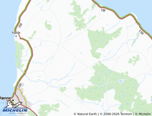 MICHELIN Assergårds Huse map - ViaMichelin
