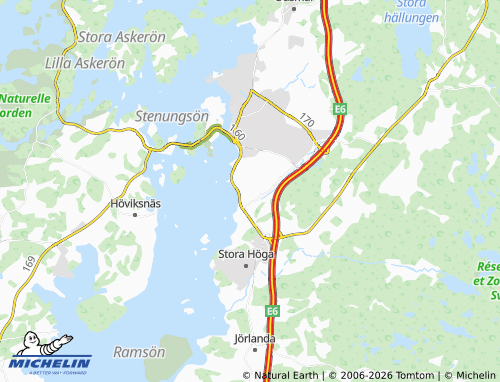 Carte MICHELIN Strandnorum - ViaMichelin