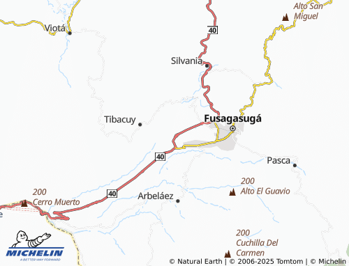 MICHELIN Santa María map - ViaMichelin