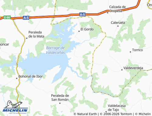 MICHELIN Berrocalejo map - ViaMichelin