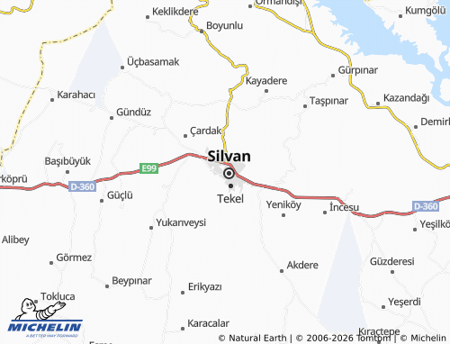MICHELIN Kale map - ViaMichelin