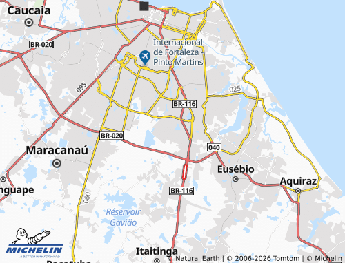Carte MICHELIN Jangurussu - ViaMichelin