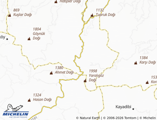 Mappa MICHELIN Çiçekyayla - ViaMichelin