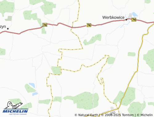 MICHELIN Honiatycze map - ViaMichelin