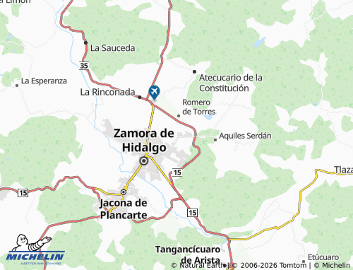 Mapa MICHELIN 16 de Septiembre - ViaMichelin