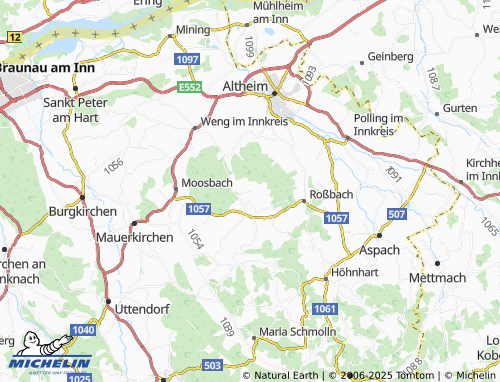 MICHELIN-Landkarte Schalchen - ViaMichelin