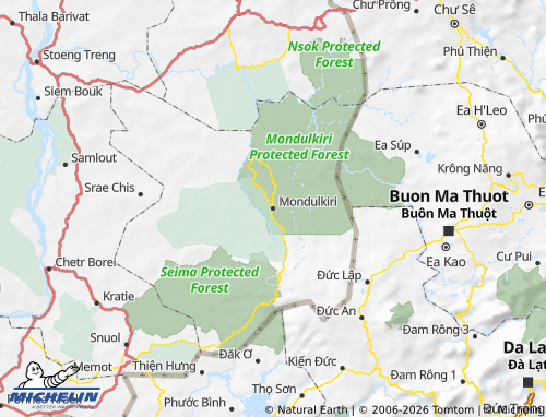 MICHELIN-Landkarte Mondulkiri - ViaMichelin