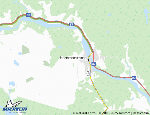 MICHELIN Hammaren map - ViaMichelin