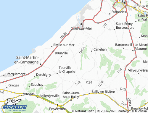 Mapa MICHELIN Guilmécourt - ViaMichelin