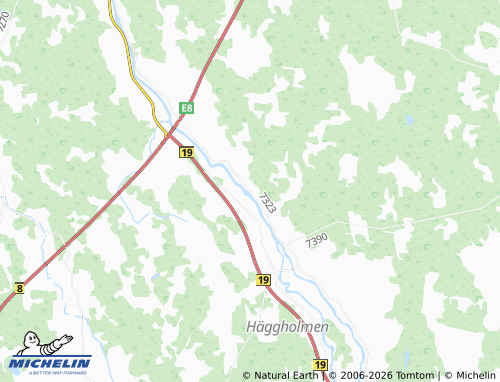 Carte MICHELIN Nybyggar - ViaMichelin
